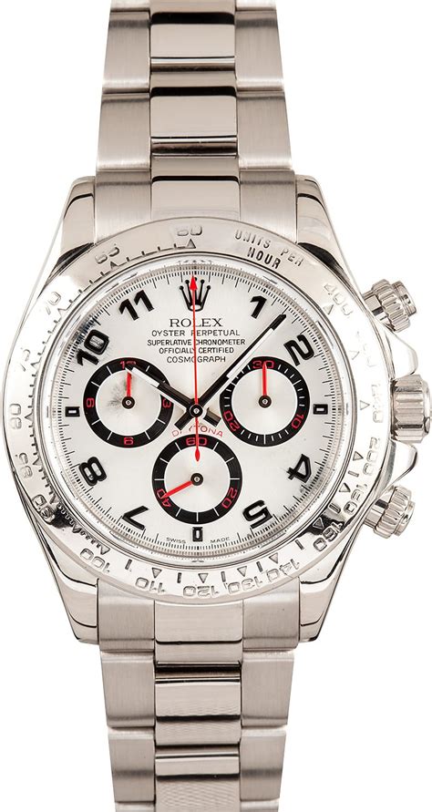 rolex white gold daytona 116509